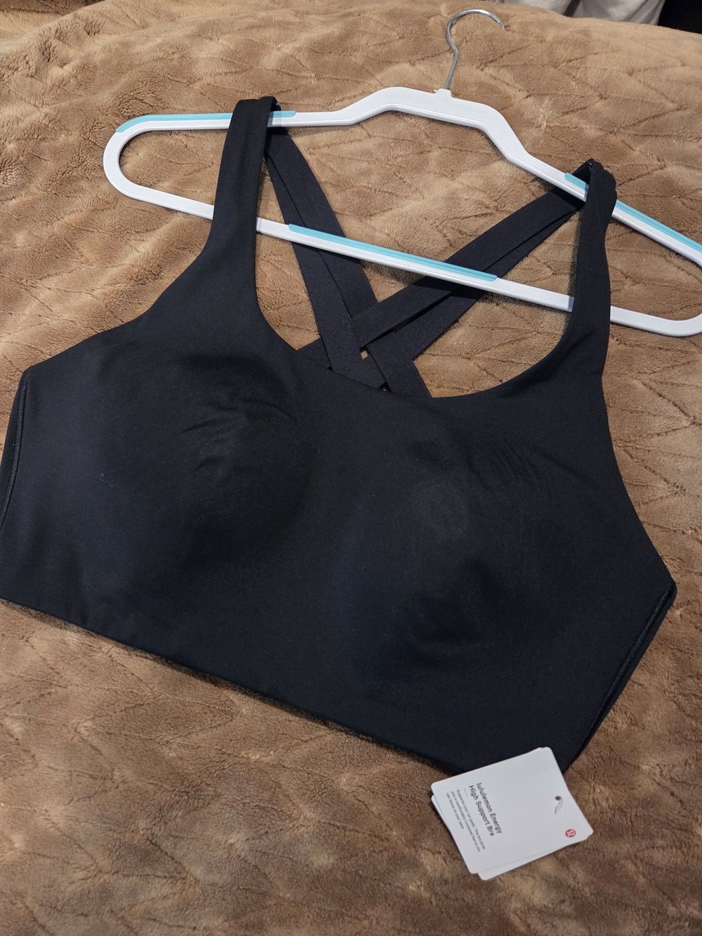lululemon athletica Black Crisscross Sports Bra